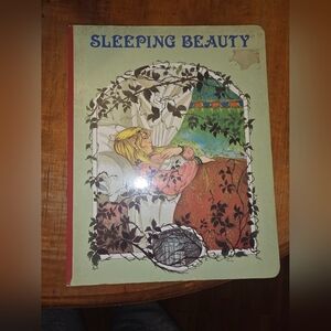 Vintage THE SLEEPING BEAUTY Board Book Pamela Storey, Brown Watson